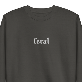 Feral Blackout Embroidered Sweatshirt - Goth Cloth Co.Sweatshirt9537538_11254