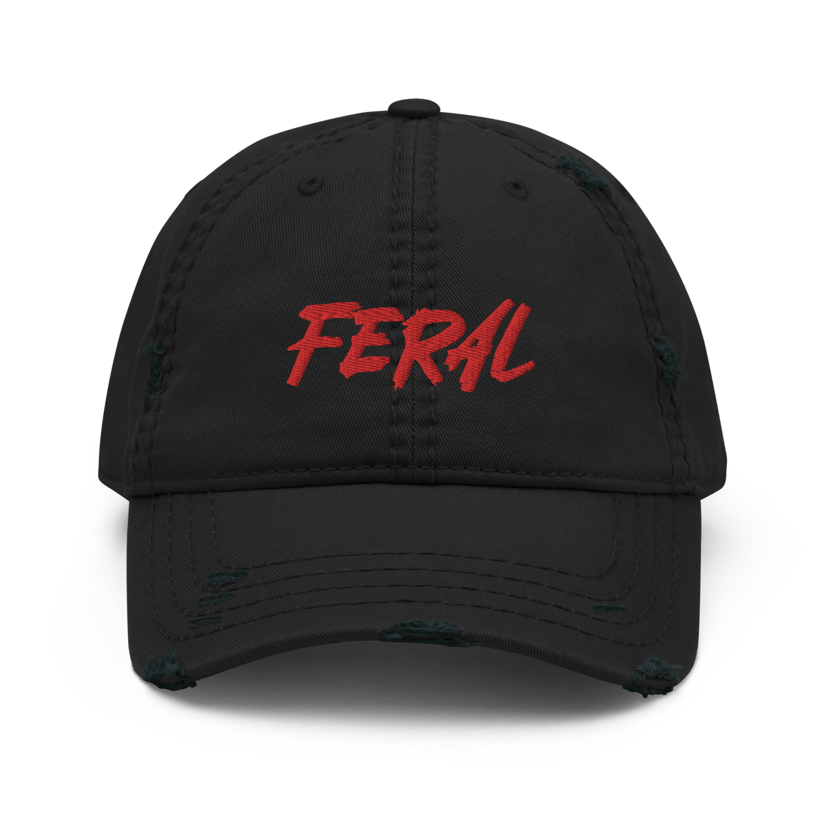 Feral Distressed Dad Hat - Goth Cloth Co.6904976_10990