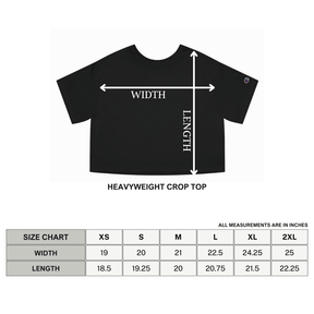 FERAL Heavyweight Crop Top - Goth Cloth Co.T-Shirt76710834283505997394