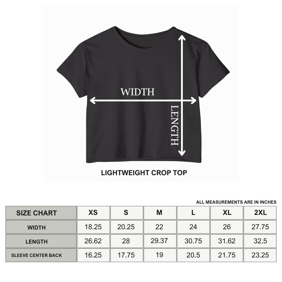 FERAL Women's Lightweight Crop Top - Goth Cloth Co.T-Shirt18821309353732438647