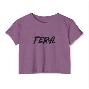 FERAL Women's Lightweight Crop Top - Goth Cloth Co.T - Shirt20443448216641148717