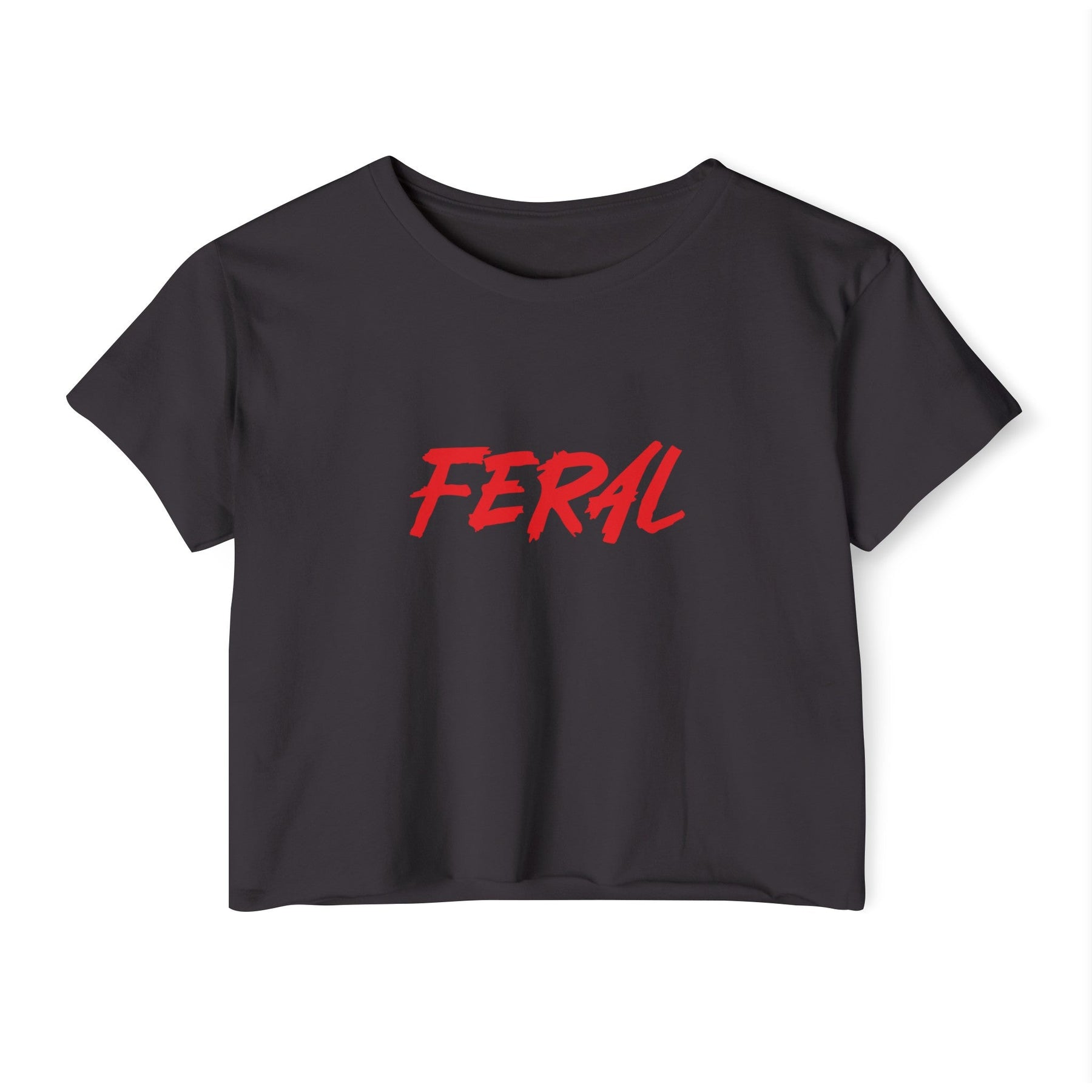 FERAL Women's Lightweight Crop Top - Goth Cloth Co.T - Shirt83326736340116629472
