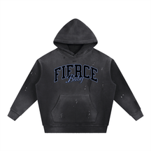 Fierce Baby Grunge Frayed Fleece Hoodie - Goth Cloth Co.251219PODRB0439001