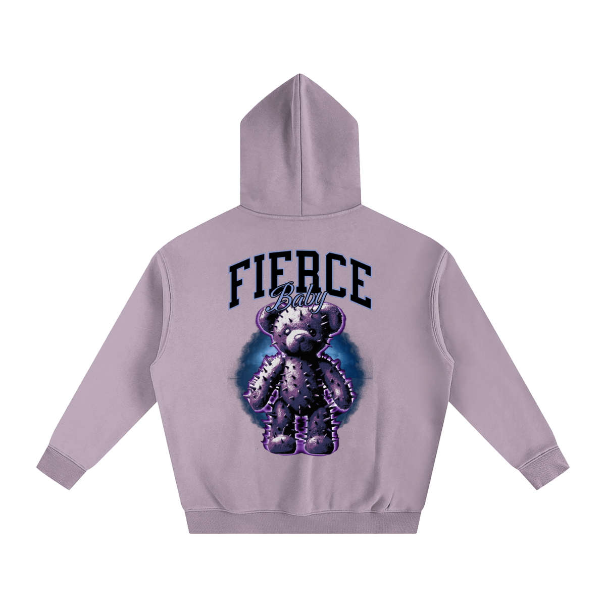 Fierce Baby Oversize Fleeced Hoodie - Goth Cloth Co.251219PODRB0451001