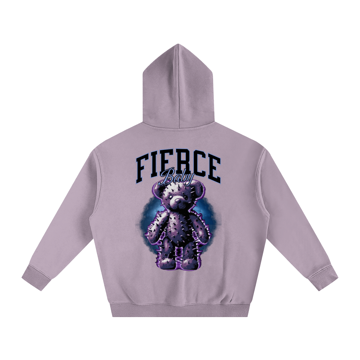 Fierce Baby Oversize Fleeced Hoodie - Goth Cloth Co.251219PODRB0451001