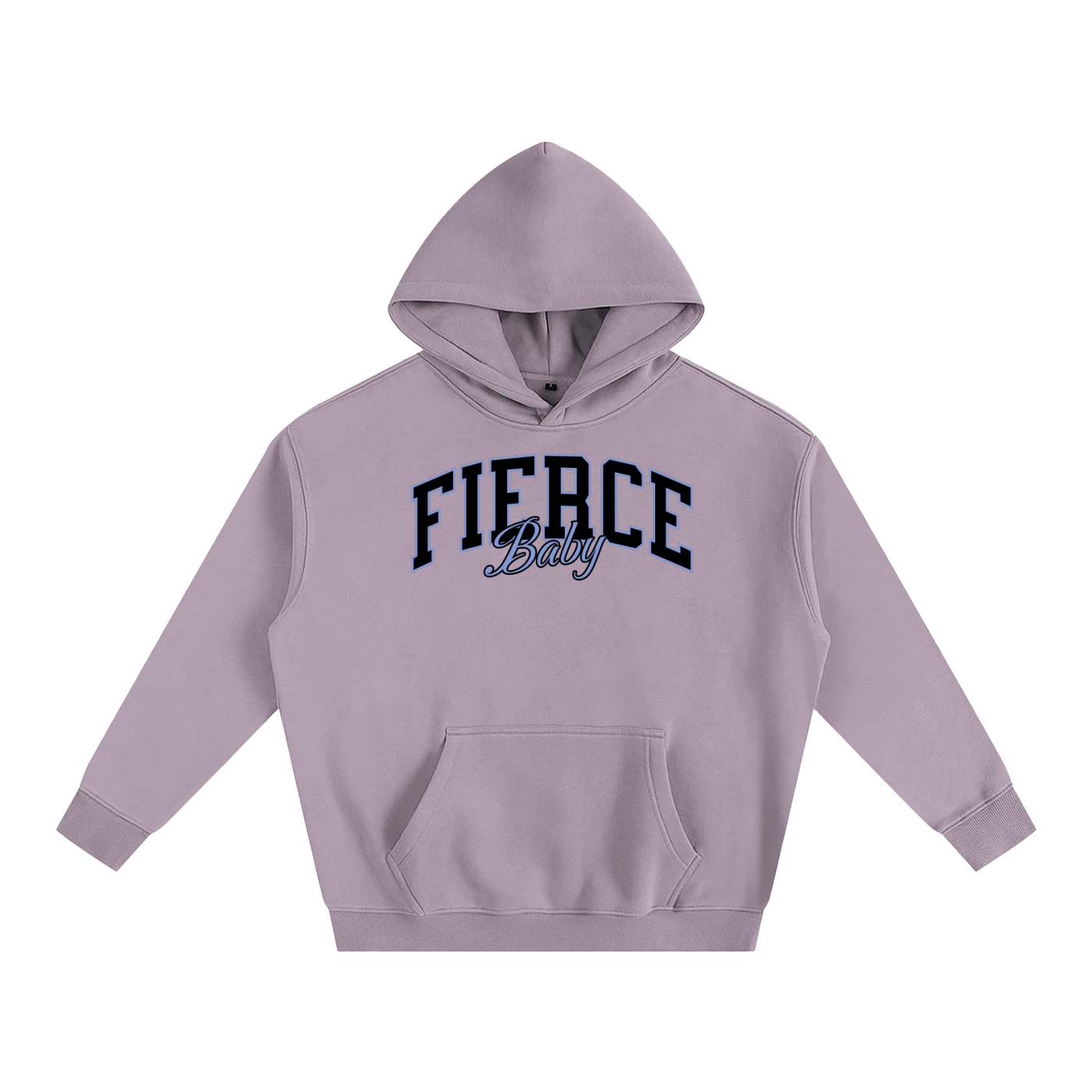 Fierce Baby Oversize Fleeced Hoodie - Goth Cloth Co.251219PODRB0451006