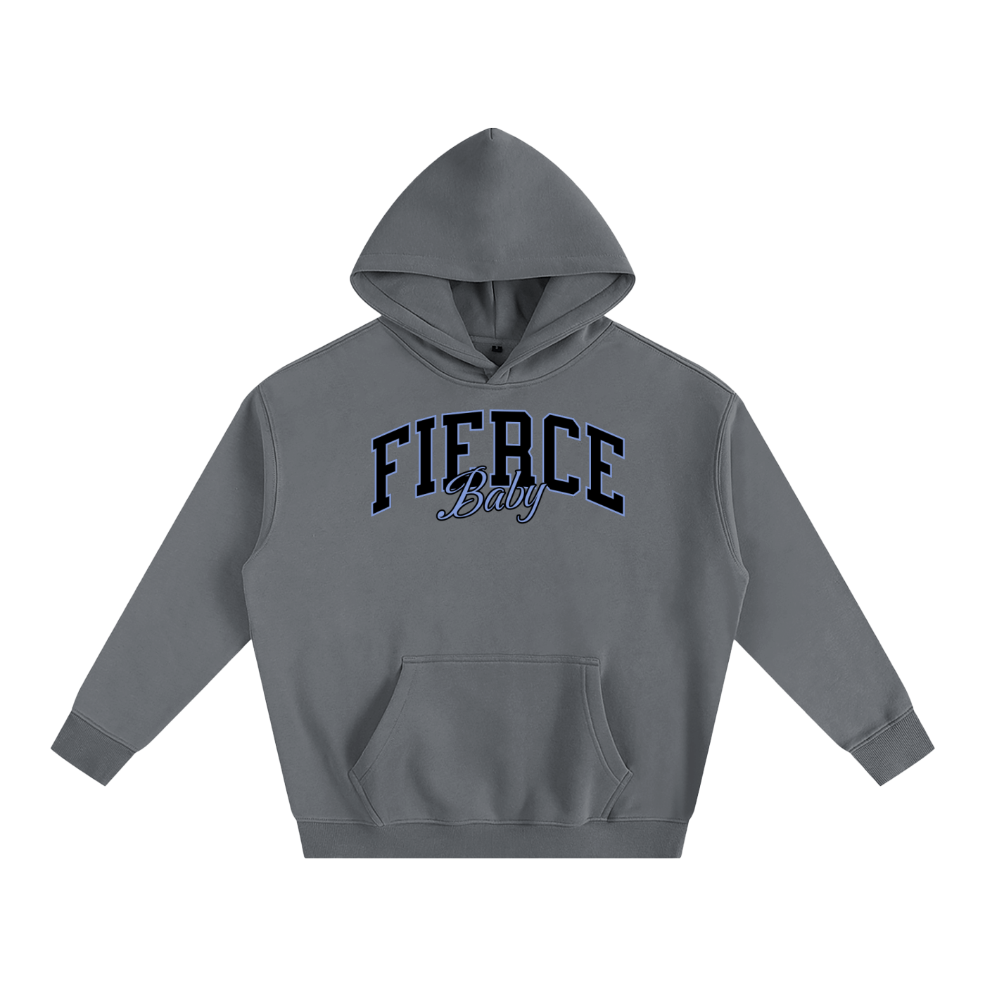 Fierce Baby Oversize Fleeced Hoodie - Goth Cloth Co.251219PODRB0451011