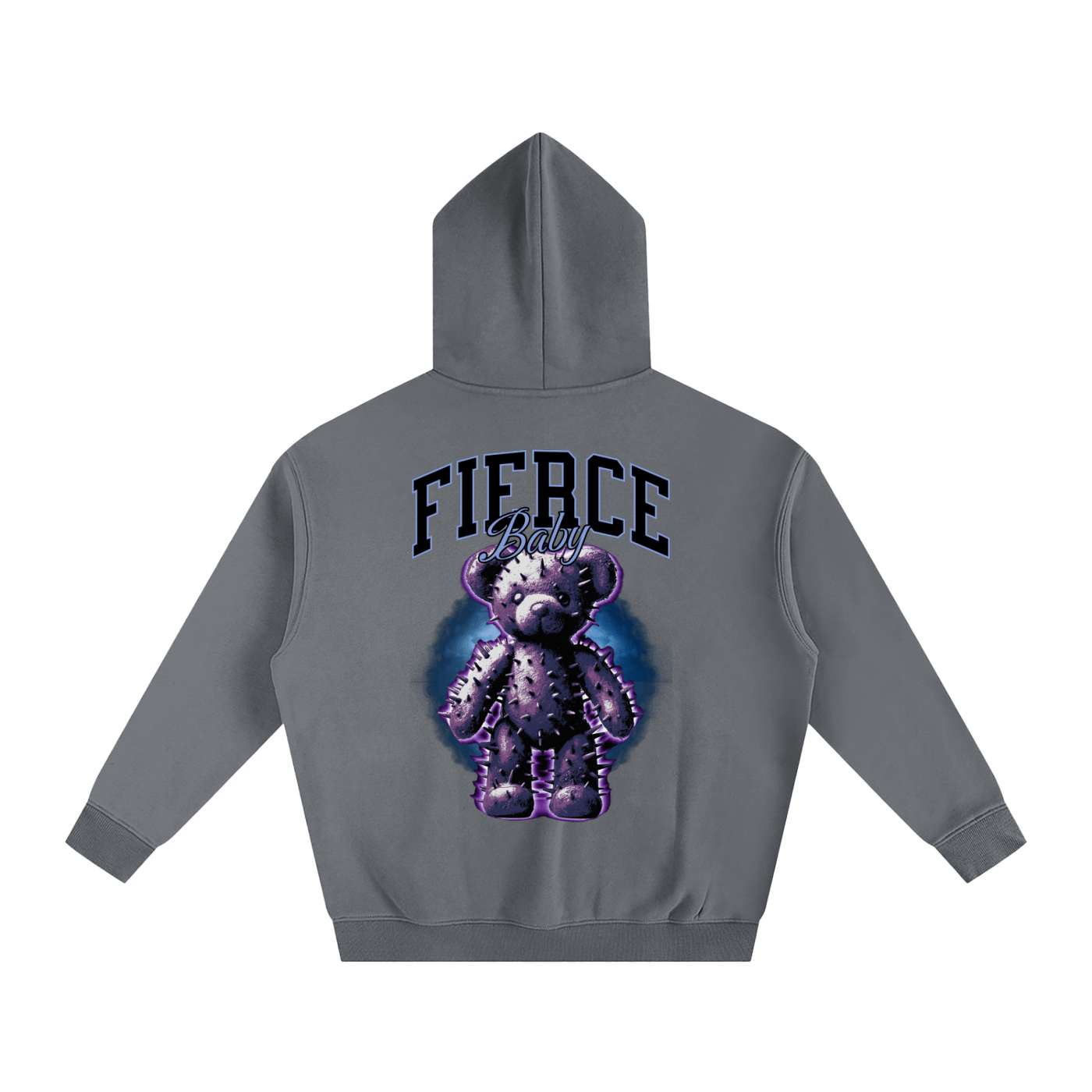 Fierce Baby Oversize Fleeced Hoodie - Goth Cloth Co.251219PODRB0451011