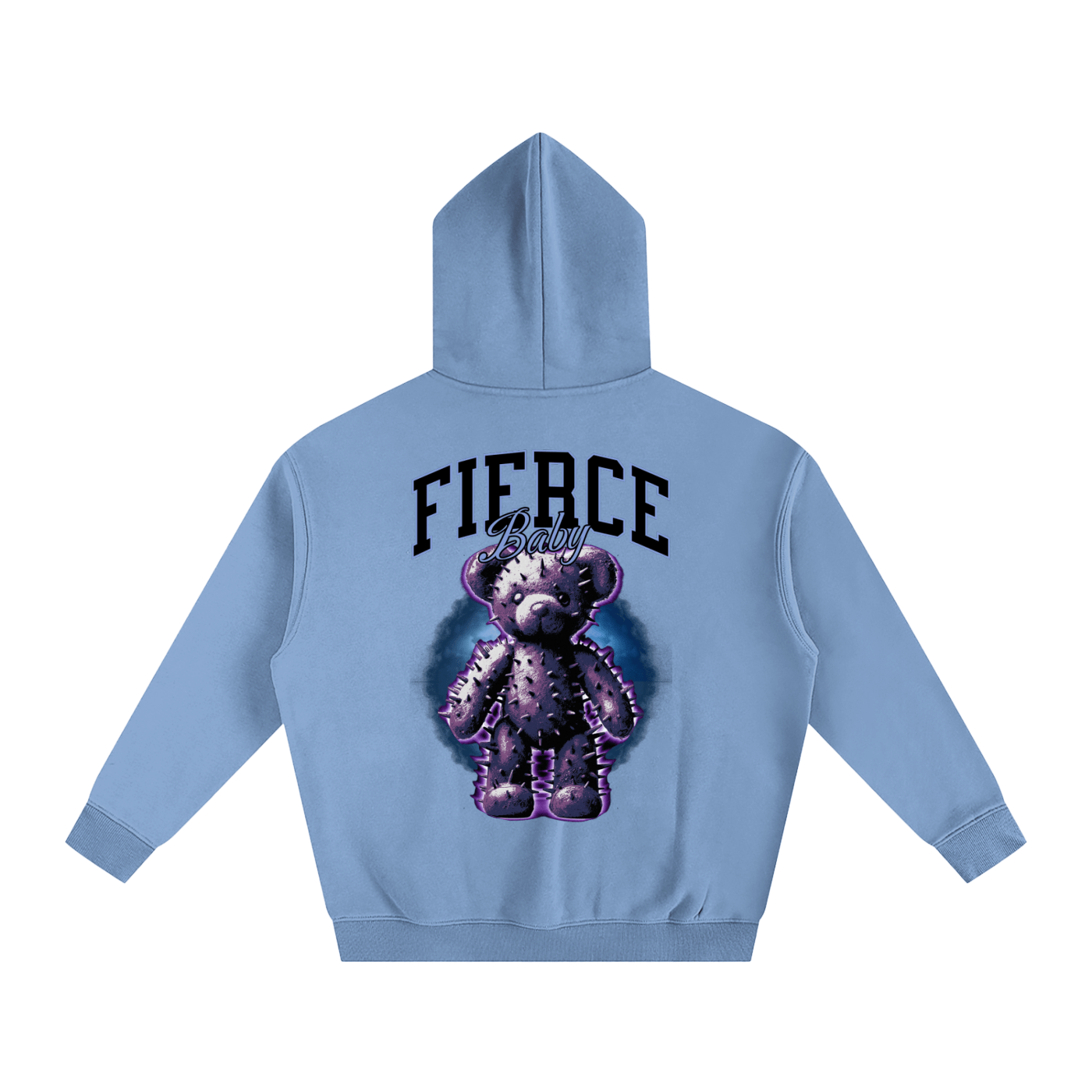 Fierce Baby Oversize Fleeced Hoodie - Goth Cloth Co.251219PODRB0451021