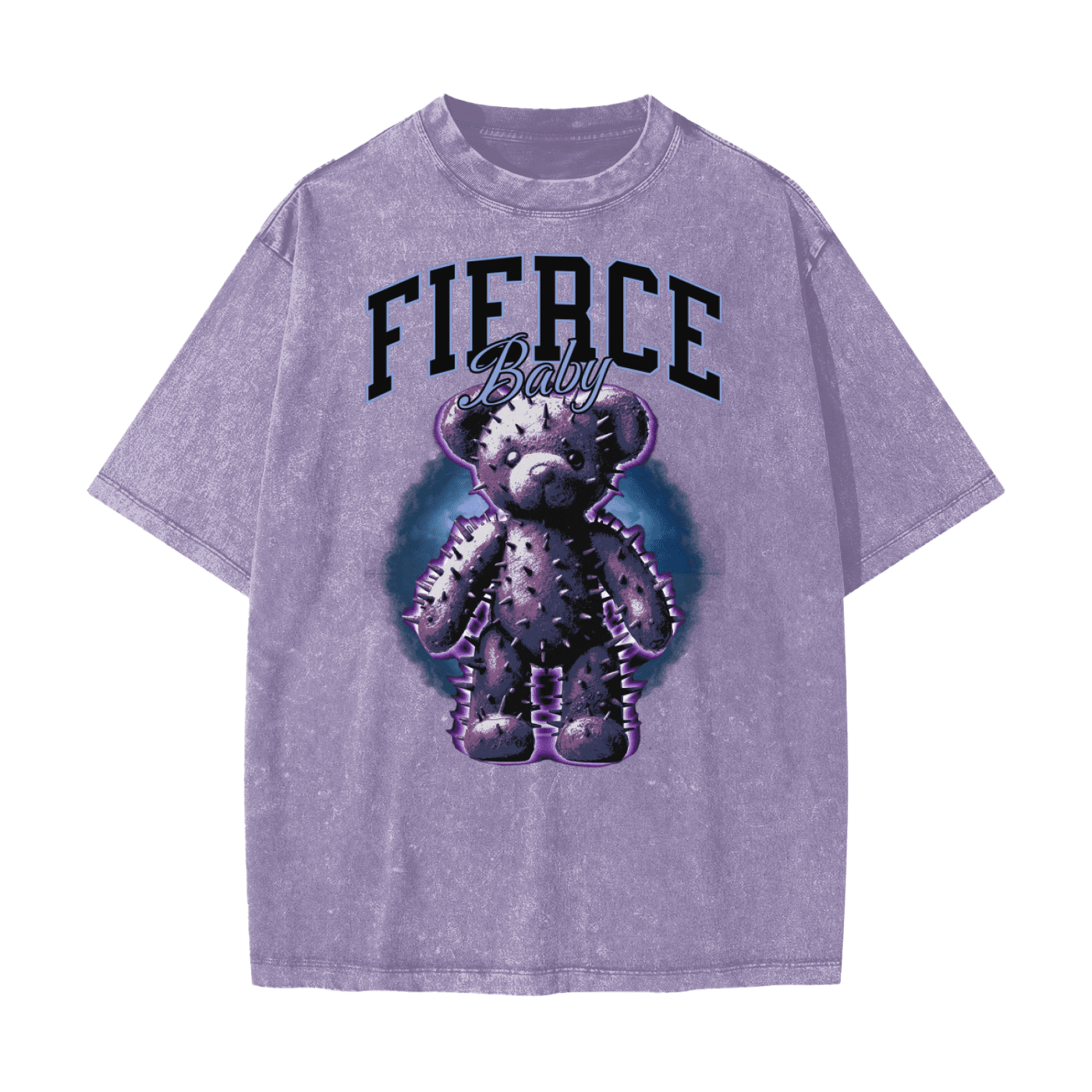 Fierce Baby Snow Washed T-Shirt - Goth Cloth Co.260108PODPQ0489007