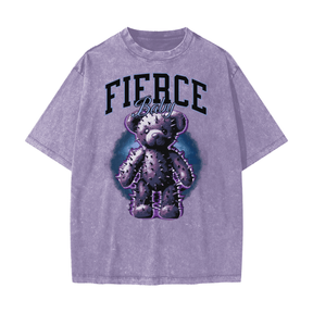 Fierce Baby Snow Washed T-Shirt - Goth Cloth Co.260108PODPQ0489007