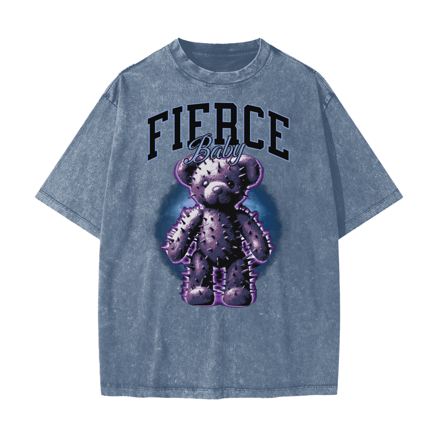 Fierce Baby Snow Washed T-Shirt - Goth Cloth Co.260108PODPQ0489013