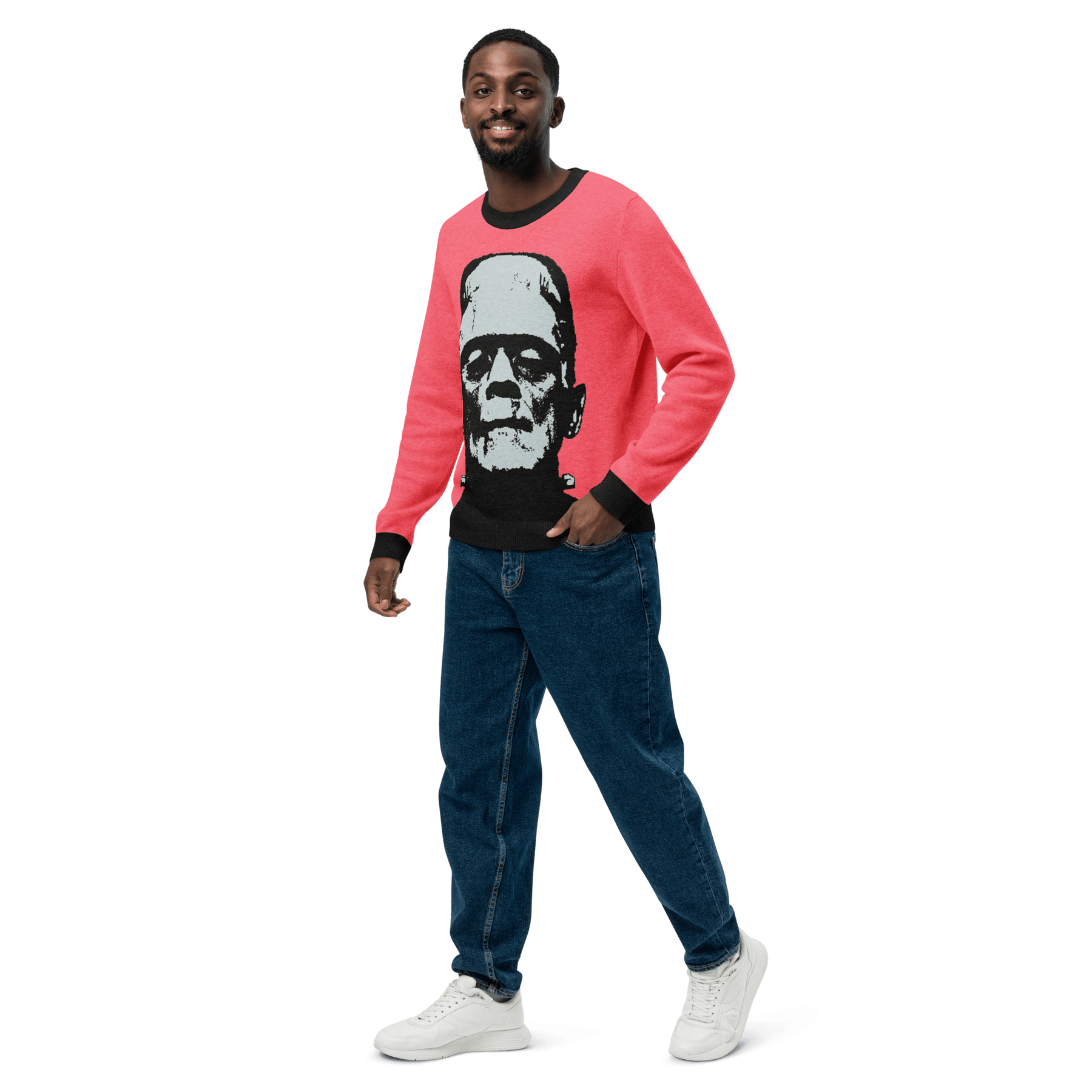 Frankenstein Knit Crewneck Sweater - Goth Cloth Co.6424630_19637