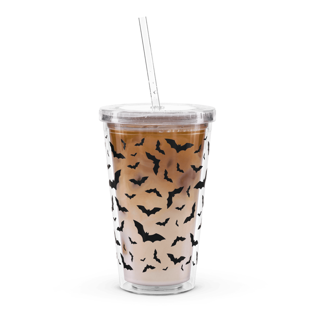 Freakin' Bats Clear Tumbler - Goth Cloth Co.cup8300532_19192