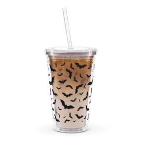 Freakin' Bats Clear Tumbler - Goth Cloth Co.cup8300532_19192