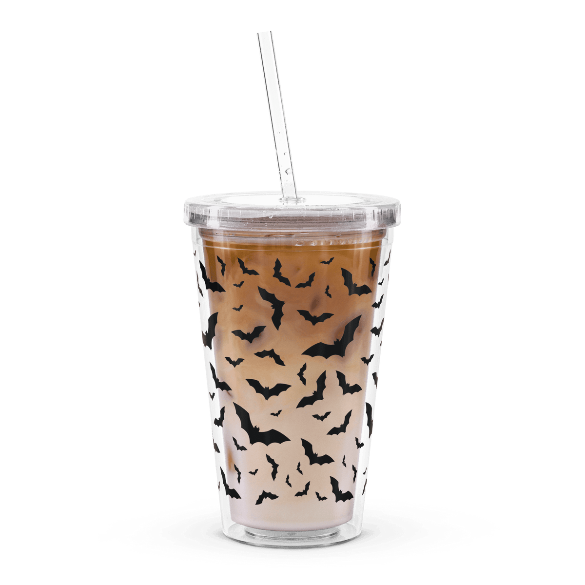 Freakin' Bats Clear Tumbler - Goth Cloth Co.cup8300532_19192