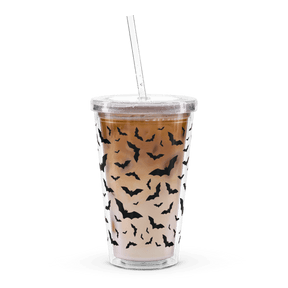 Freakin' Bats Clear Tumbler - Goth Cloth Co.cup8300532_19192