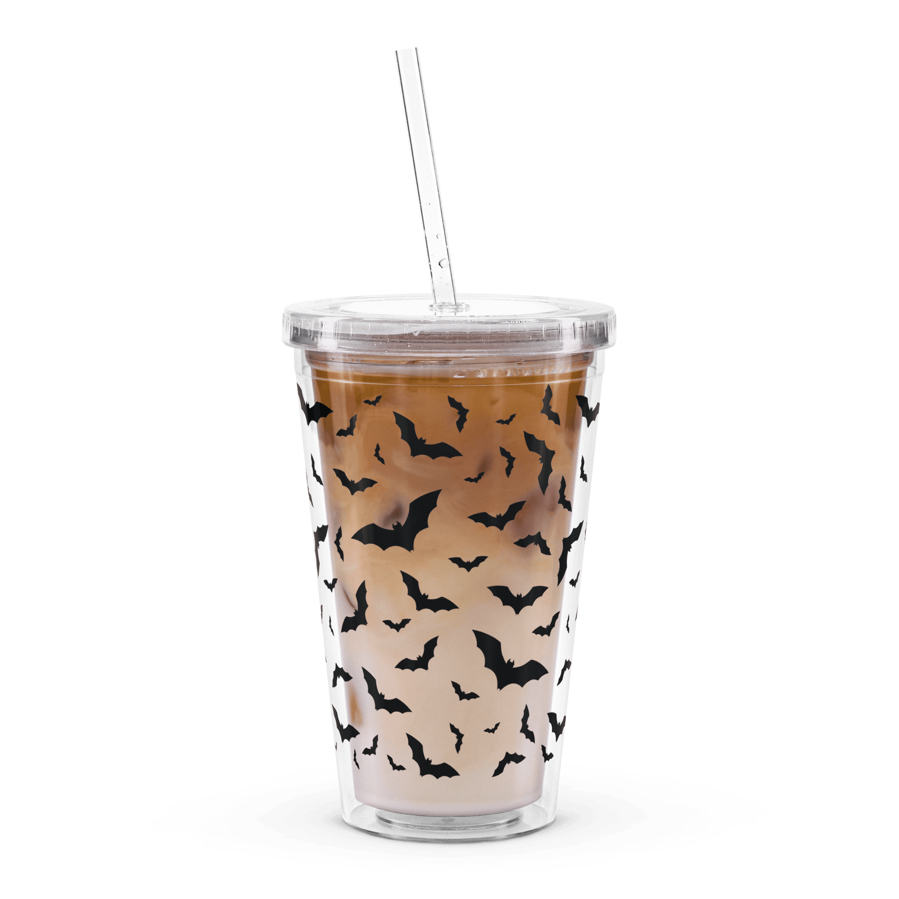 Freakin' Bats Clear Tumbler - Goth Cloth Co.cup8300532_19192