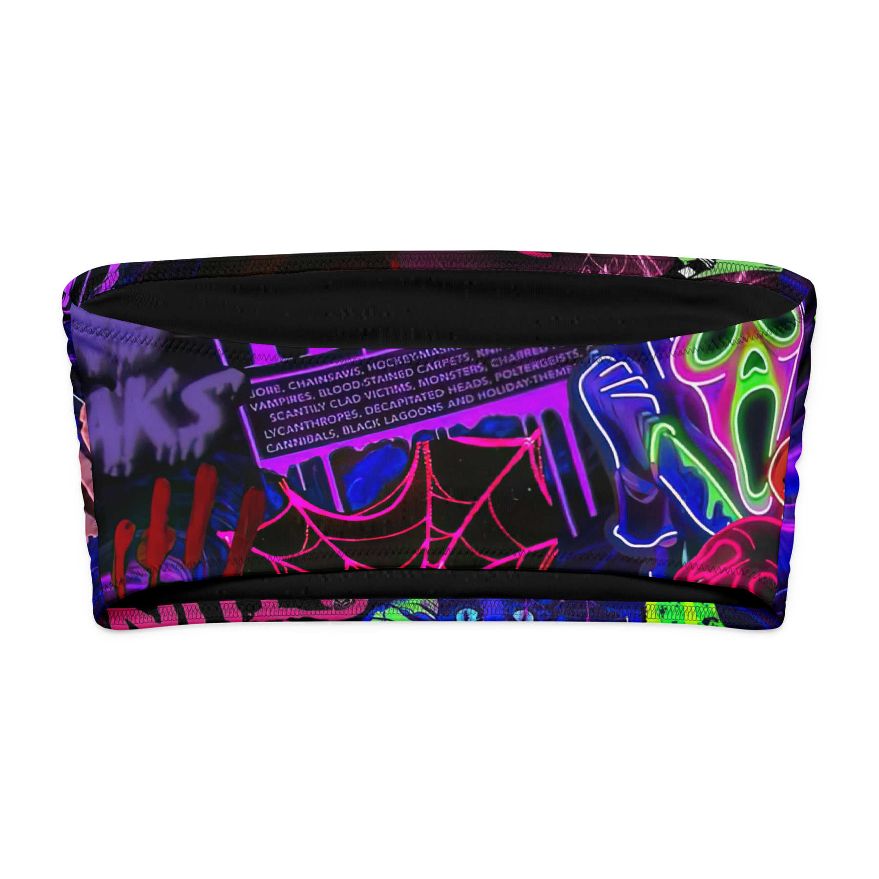 Freaky Fright Bandeau Bikini Top - Goth Cloth Co.5584949_22682