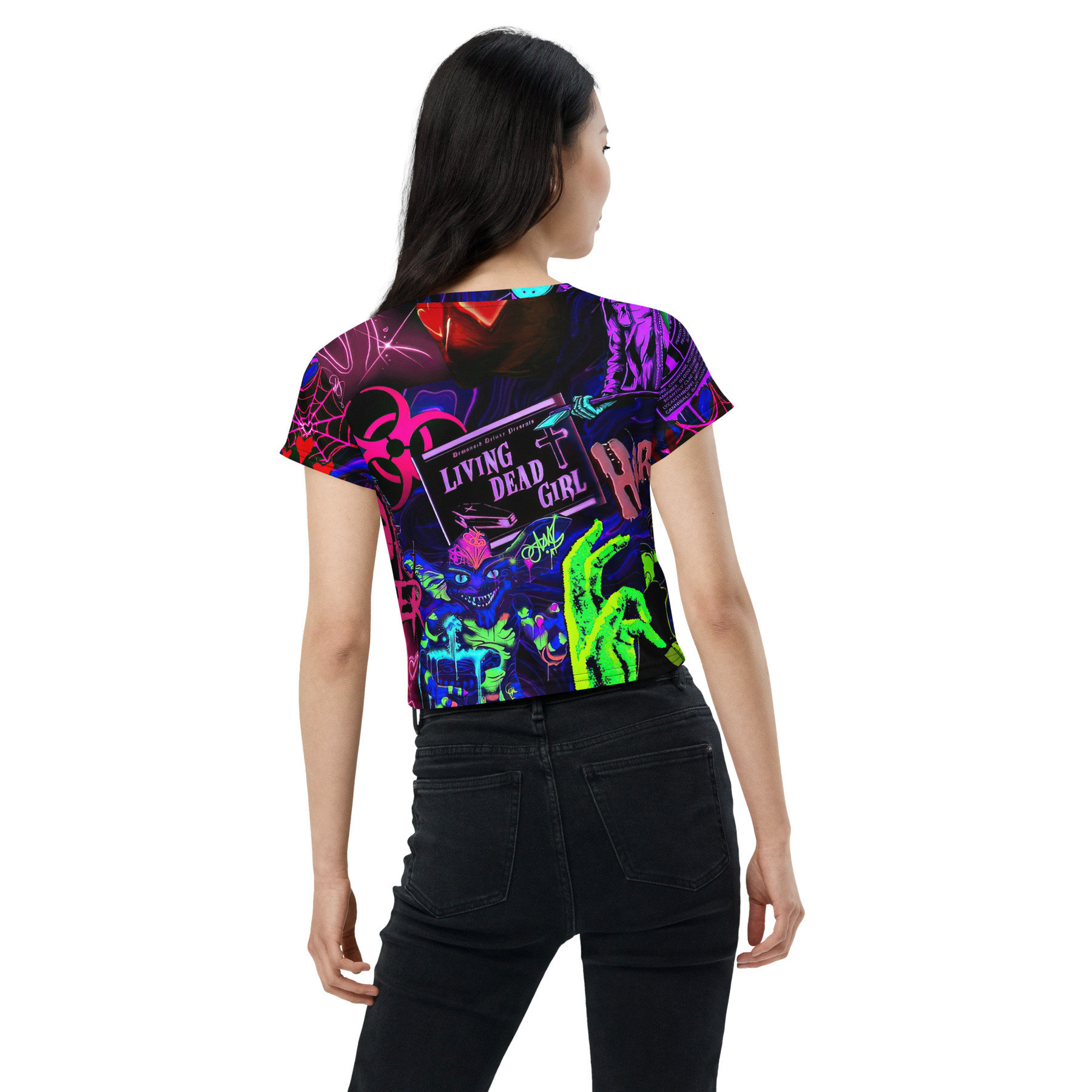 Freaky Frights Crop Top - Goth Cloth Co.1685512_9340