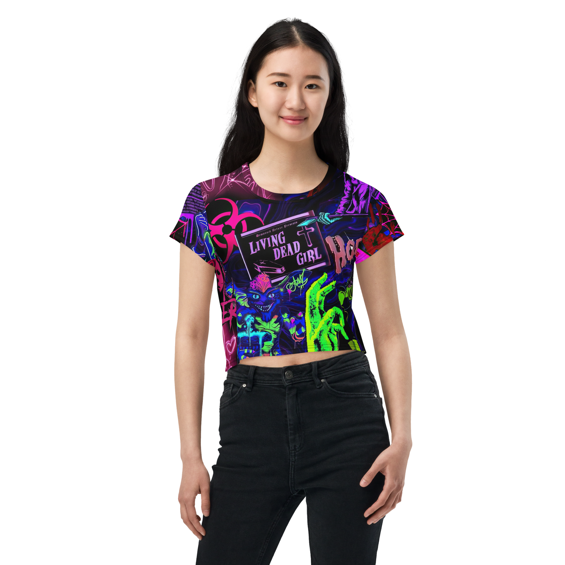 Freaky Frights Crop Top - Goth Cloth Co.1685512_9340