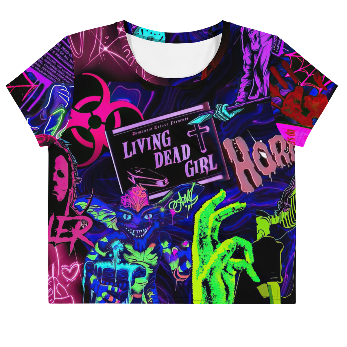 Freaky Frights Crop Top - Goth Cloth Co.1685512_9340