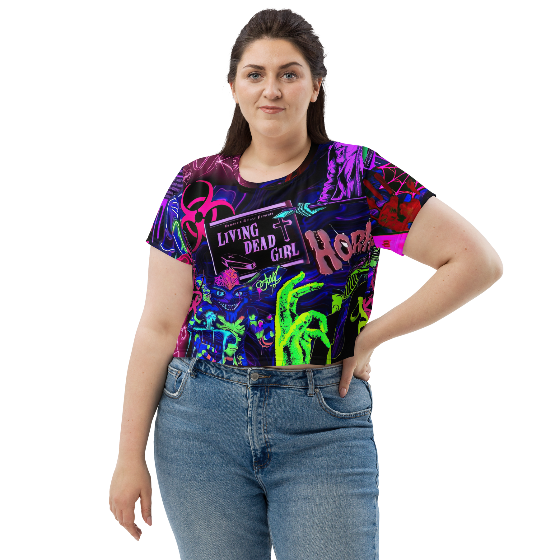 Freaky Frights Crop Top - Goth Cloth Co.1685512_9340