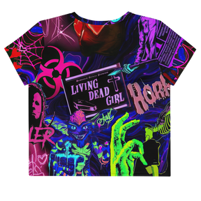 Freaky Frights Crop Top - Goth Cloth Co.1685512_9340