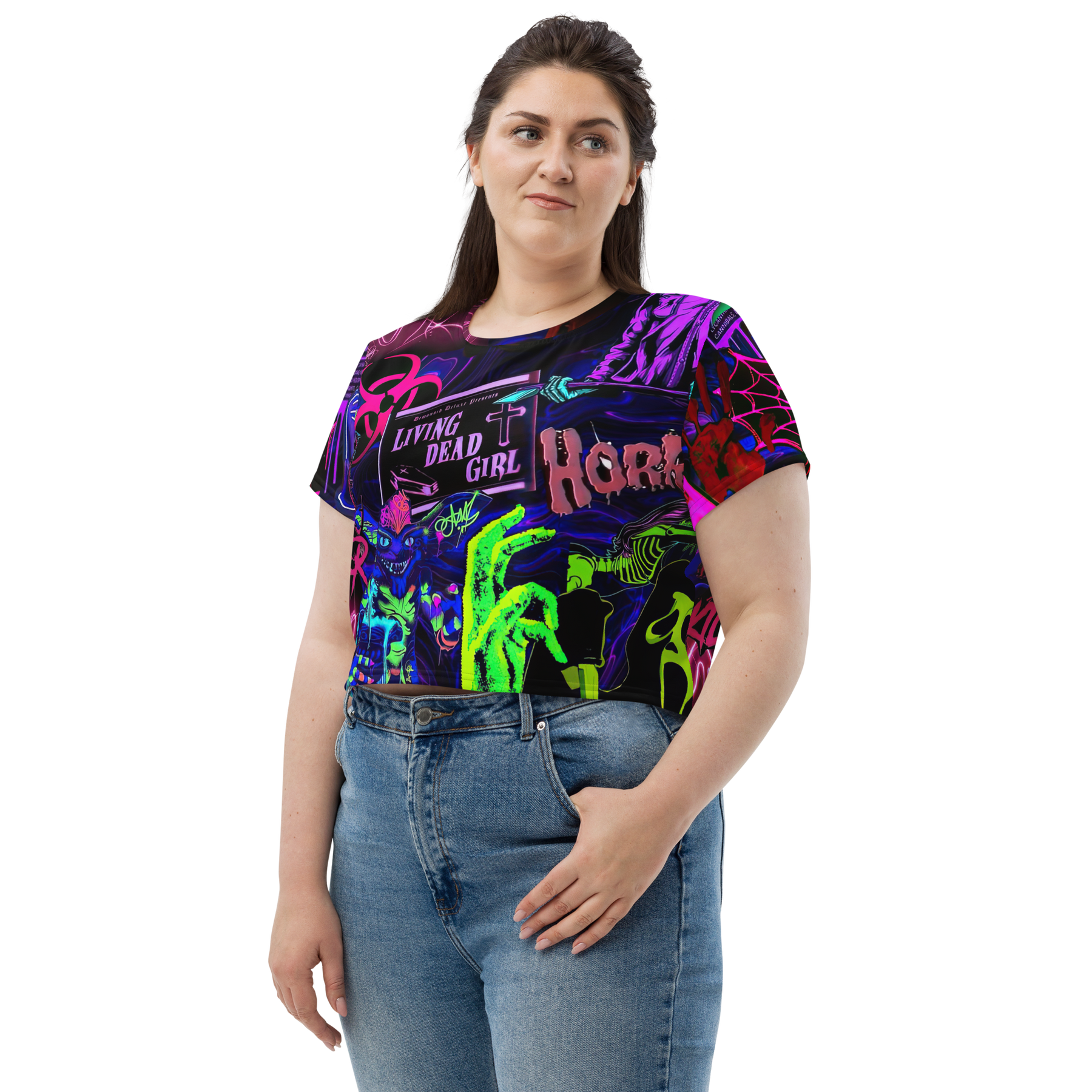 Freaky Frights Crop Top - Goth Cloth Co.1685512_9340