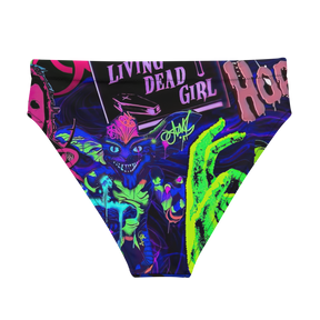 Freaky Frights High Waisted Sport Bikini Bottom - Goth Cloth Co.1431345_12042