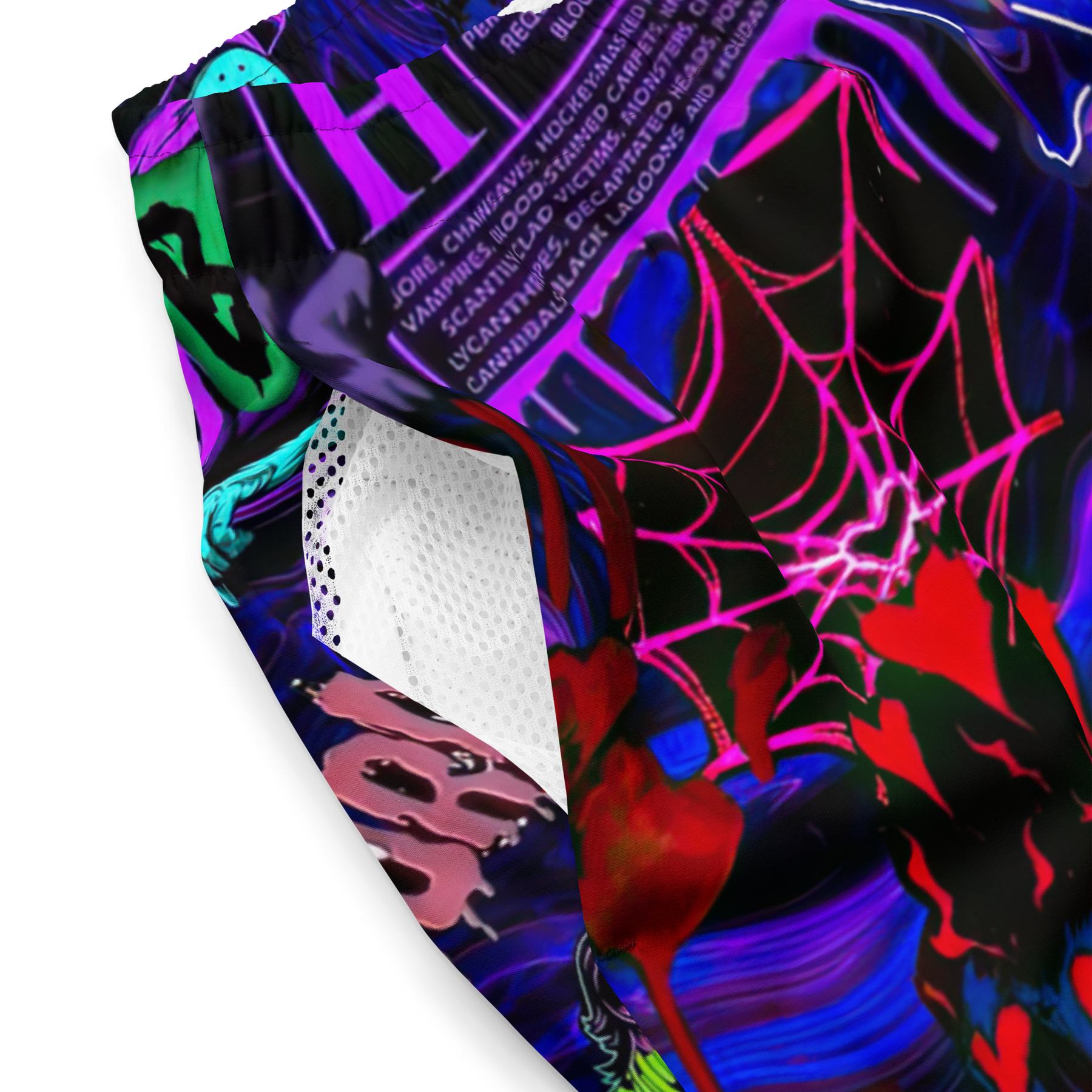 Freaky Frights Men's Lined Swim Trunks - Goth Cloth Co.2240576_14636