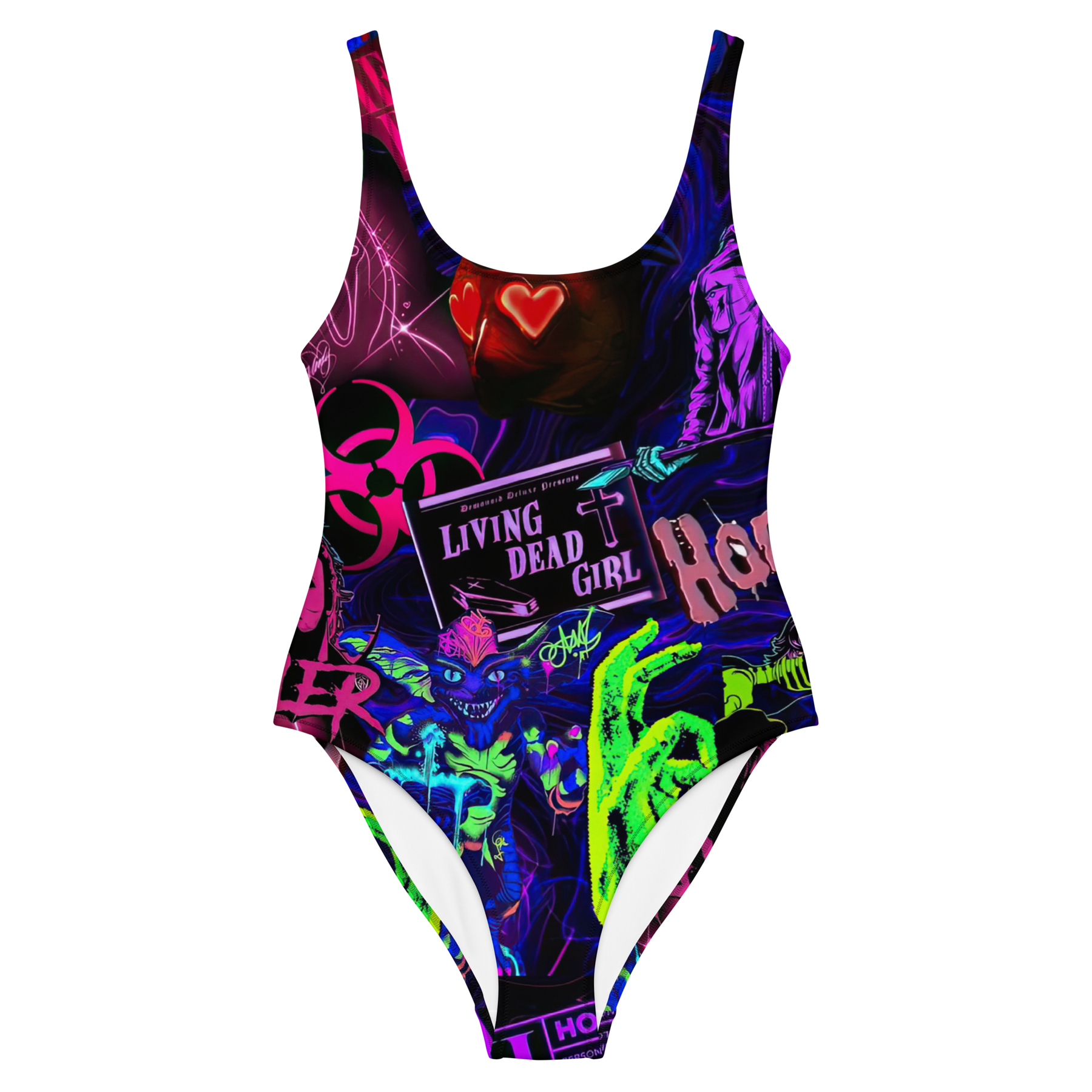 Freaky Frights One - Piece Swimsuit - Goth Cloth Co.4579541_9014