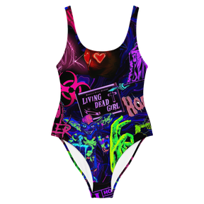 Freaky Frights One - Piece Swimsuit - Goth Cloth Co.4579541_9014