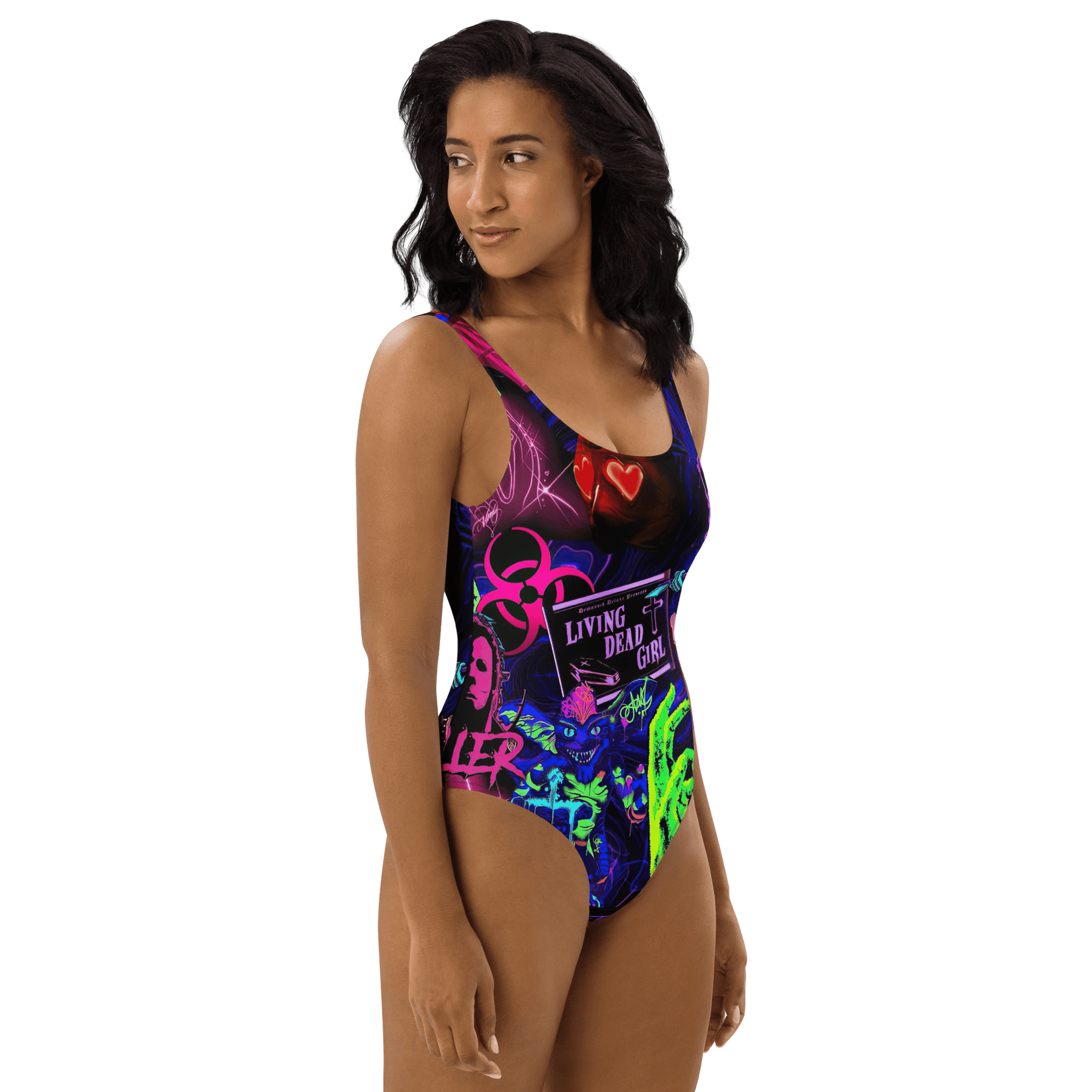 Freaky Frights One - Piece Swimsuit - Goth Cloth Co.4579541_9014