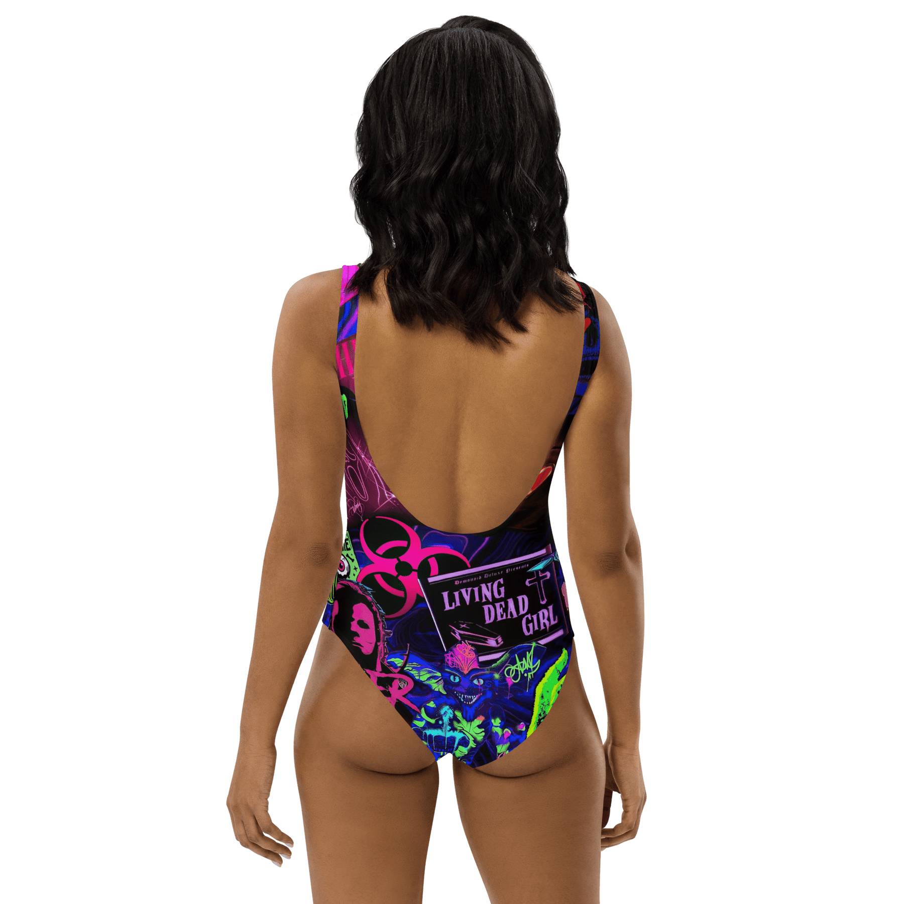 Freaky Frights One - Piece Swimsuit - Goth Cloth Co.4579541_9014