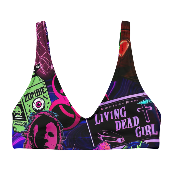 Freaky Frights Padded Sport Bikini Top - Goth Cloth Co.1313787_12035