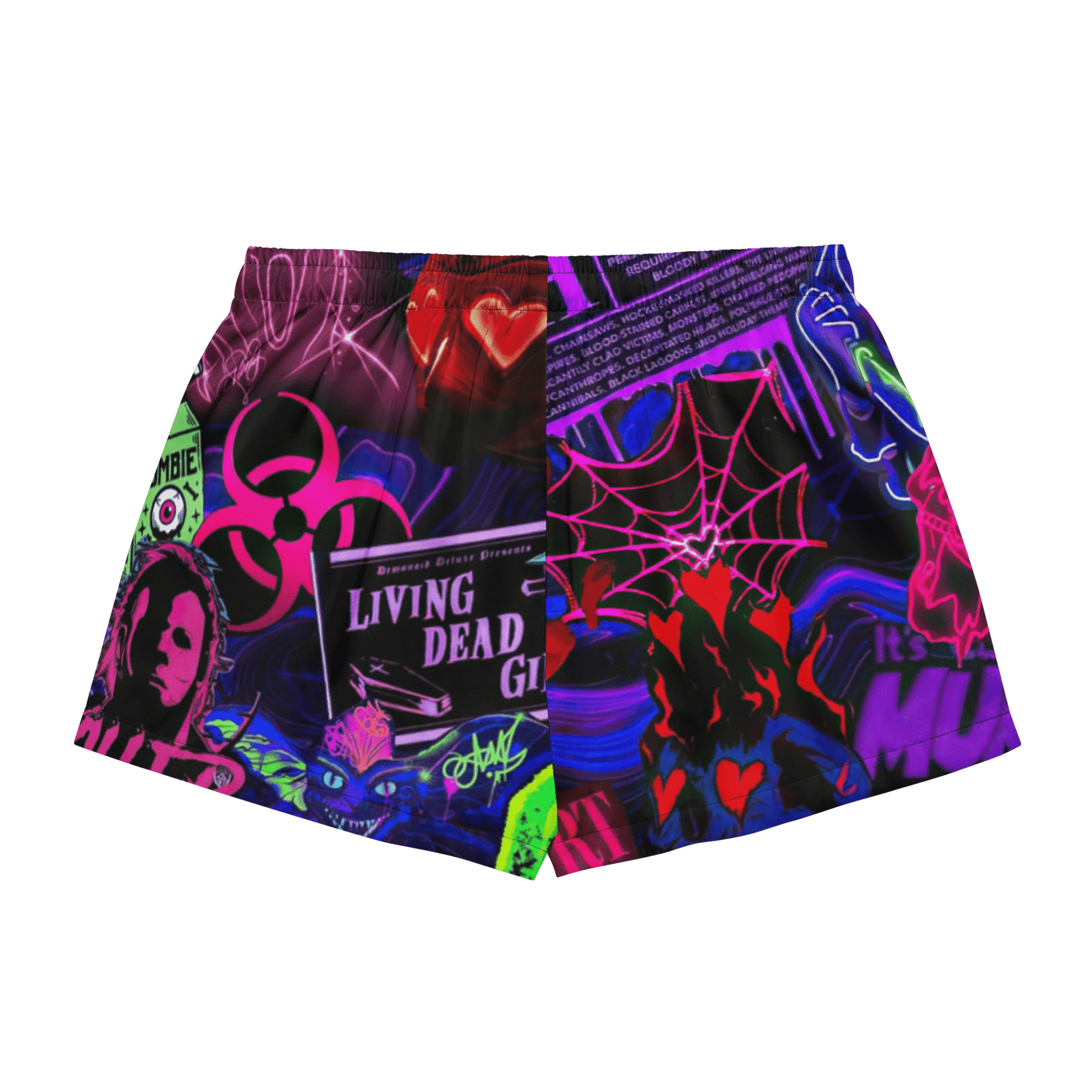 Freaky Frights Silky Pajama Shorts - Goth Cloth Co.5237130_20988