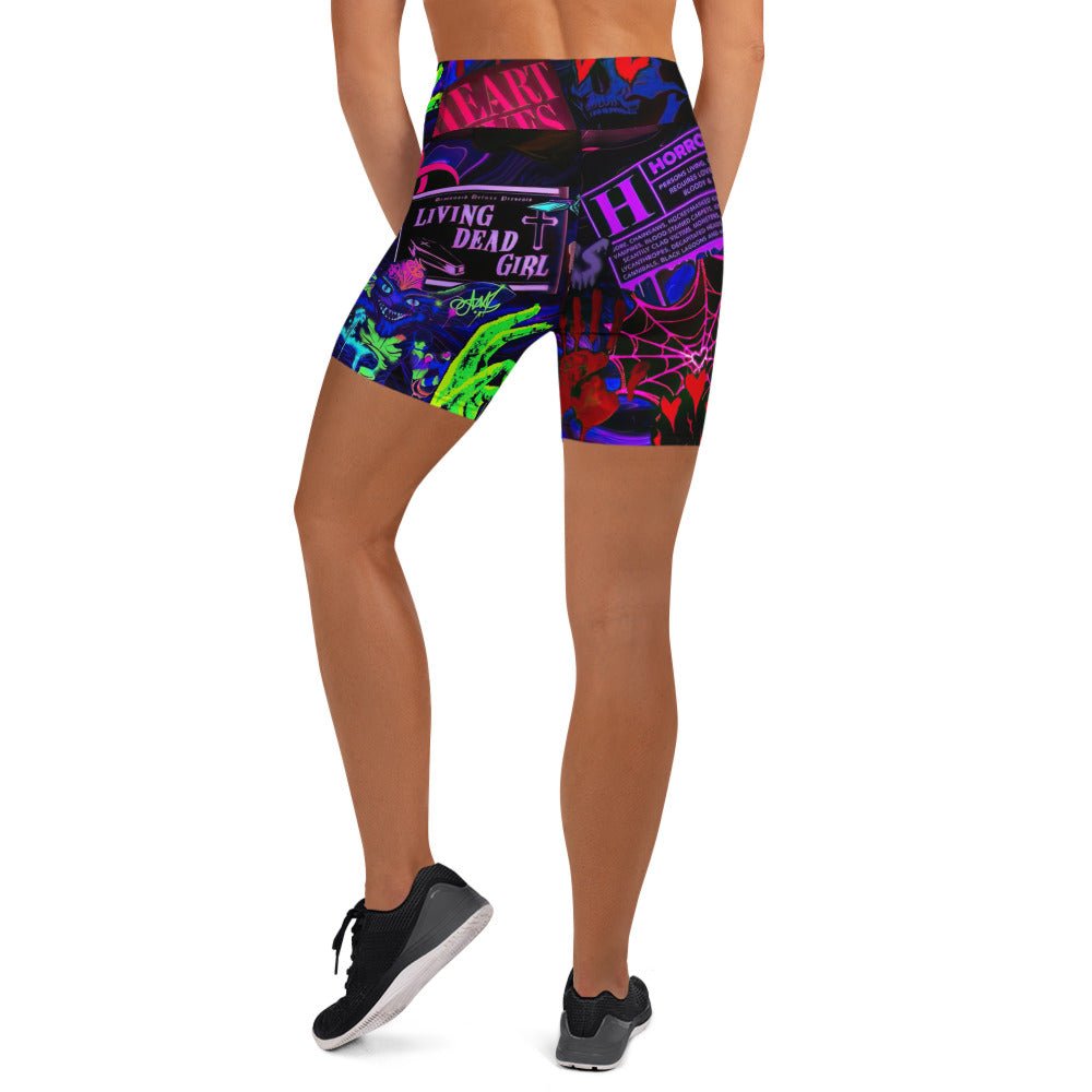 Freaky Frights Yoga Shorts - Goth Cloth Co.8846866_9079