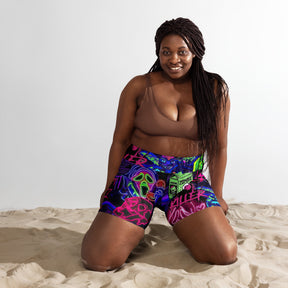 Freaky Frights Yoga Shorts - Goth Cloth Co.8846866_9079