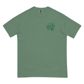 Fuck Off Embroidered Comfy Tee - Goth Cloth Co.1765011_16535