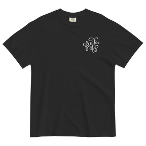 Fuck Off Embroidered Comfy Tee - Goth Cloth Co.2993187_21250