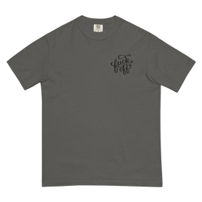 Fuck Off Embroidered Comfy Tee - Goth Cloth Co.5828605_17693