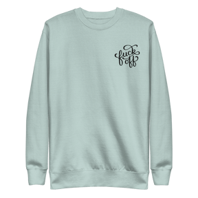 Fuck Off Embroidered Unisex Sweatshirt - Goth Cloth Co.5864937_13950