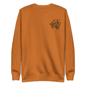 Fuck Off Embroidered Unisex Sweatshirt - Goth Cloth Co.5864937_25532