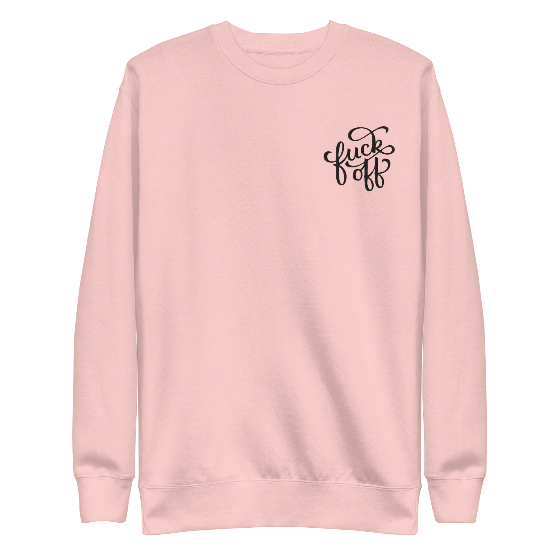 Fuck Off Embroidered Unisex Sweatshirt - Goth Cloth Co.5864937_25544
