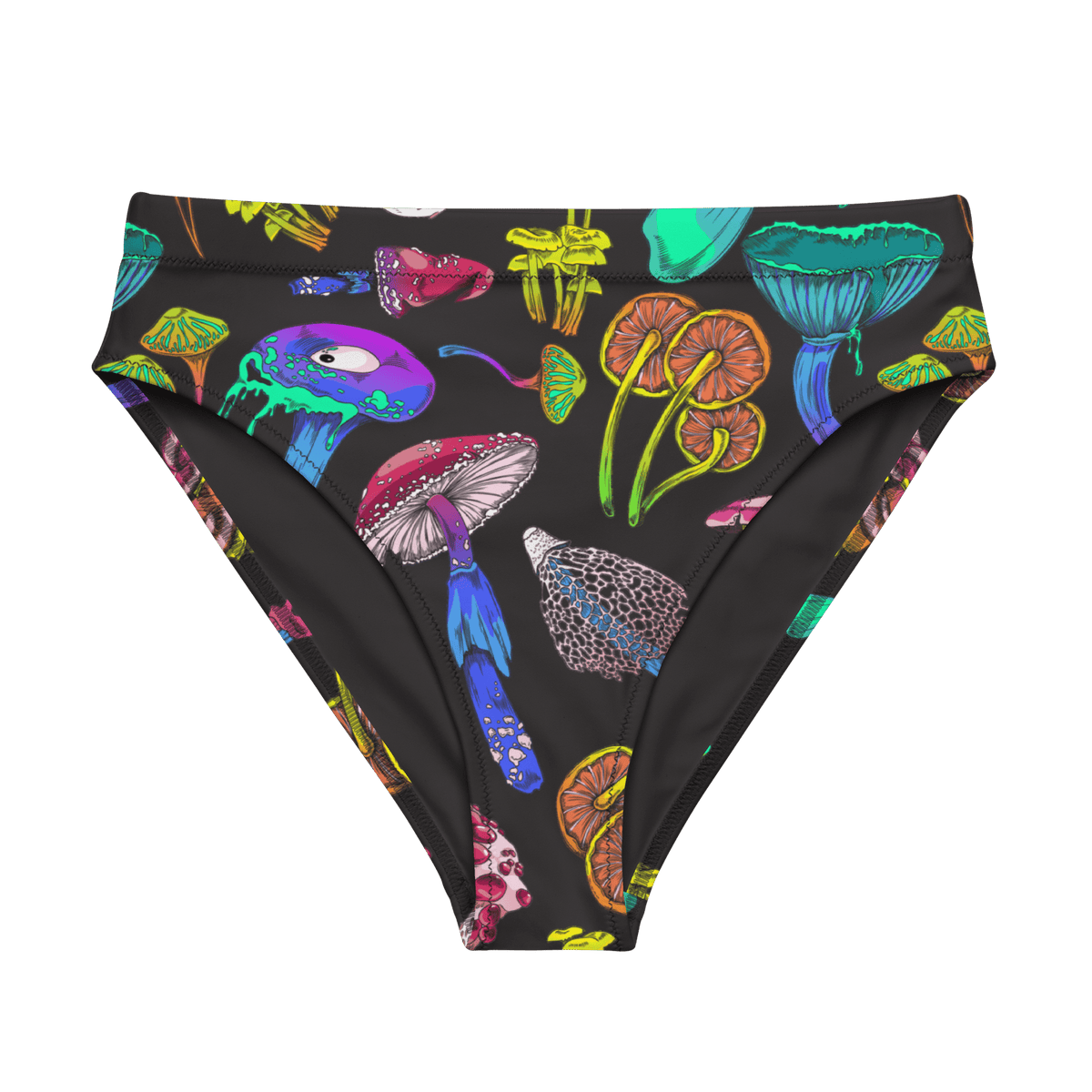 Fungi Frenzy High Waisted Sport Bikini Bottom - Goth Cloth Co.1608896_12042