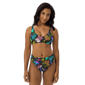 Fungi Frenzy High Waisted Sport Bikini Bottom - Goth Cloth Co.1608896_12042