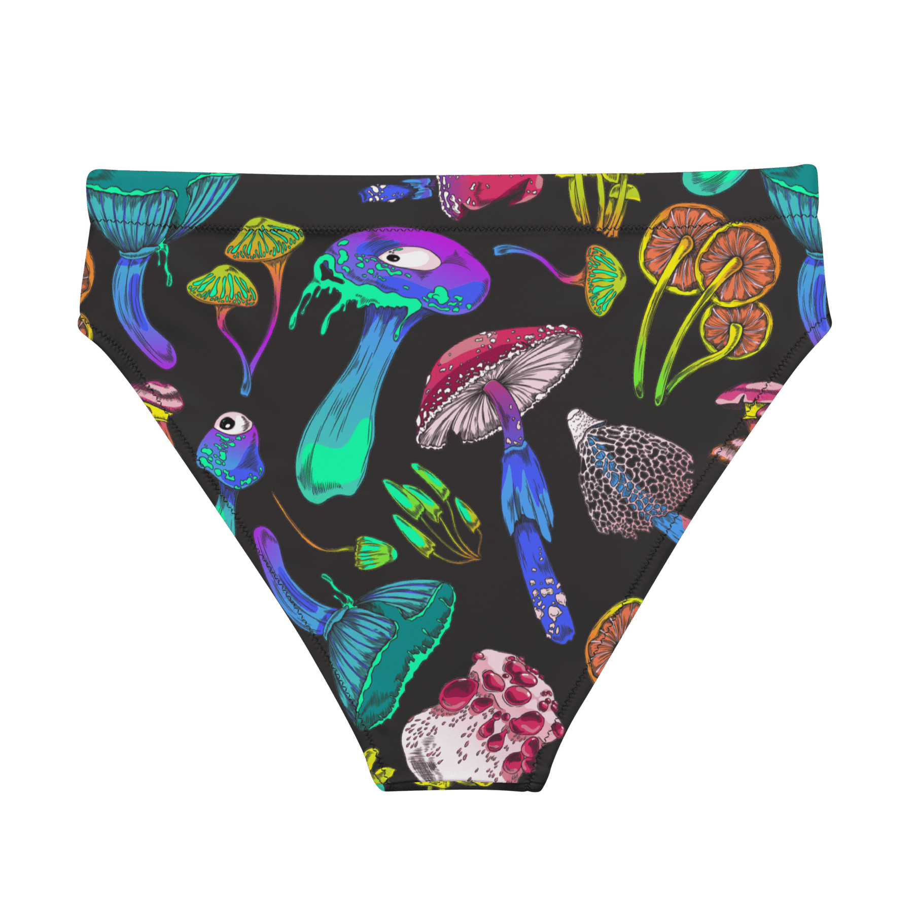 Fungi Frenzy High Waisted Sport Bikini Bottom - Goth Cloth Co.1608896_12042
