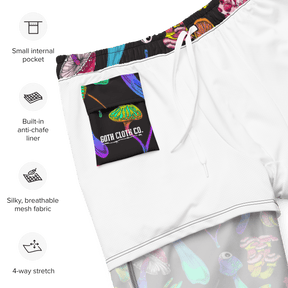 Fungi Frenzy Men's Lined Swim Trunks - Goth Cloth Co.6995119_14636