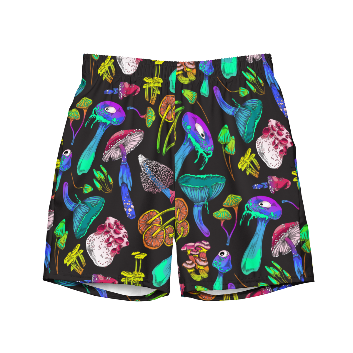 Fungi Frenzy Men's Lined Swim Trunks - Goth Cloth Co.6995119_14636